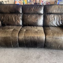 Black Leather Couch