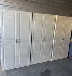 Garage storage closets and drawers