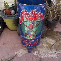 Vintage Homemade Custom Airbrush Oil Barrel Softball Baseball Bat Glove Holder