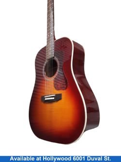 Guild D-140 Brown Acoustic / Electric Classic Guitar