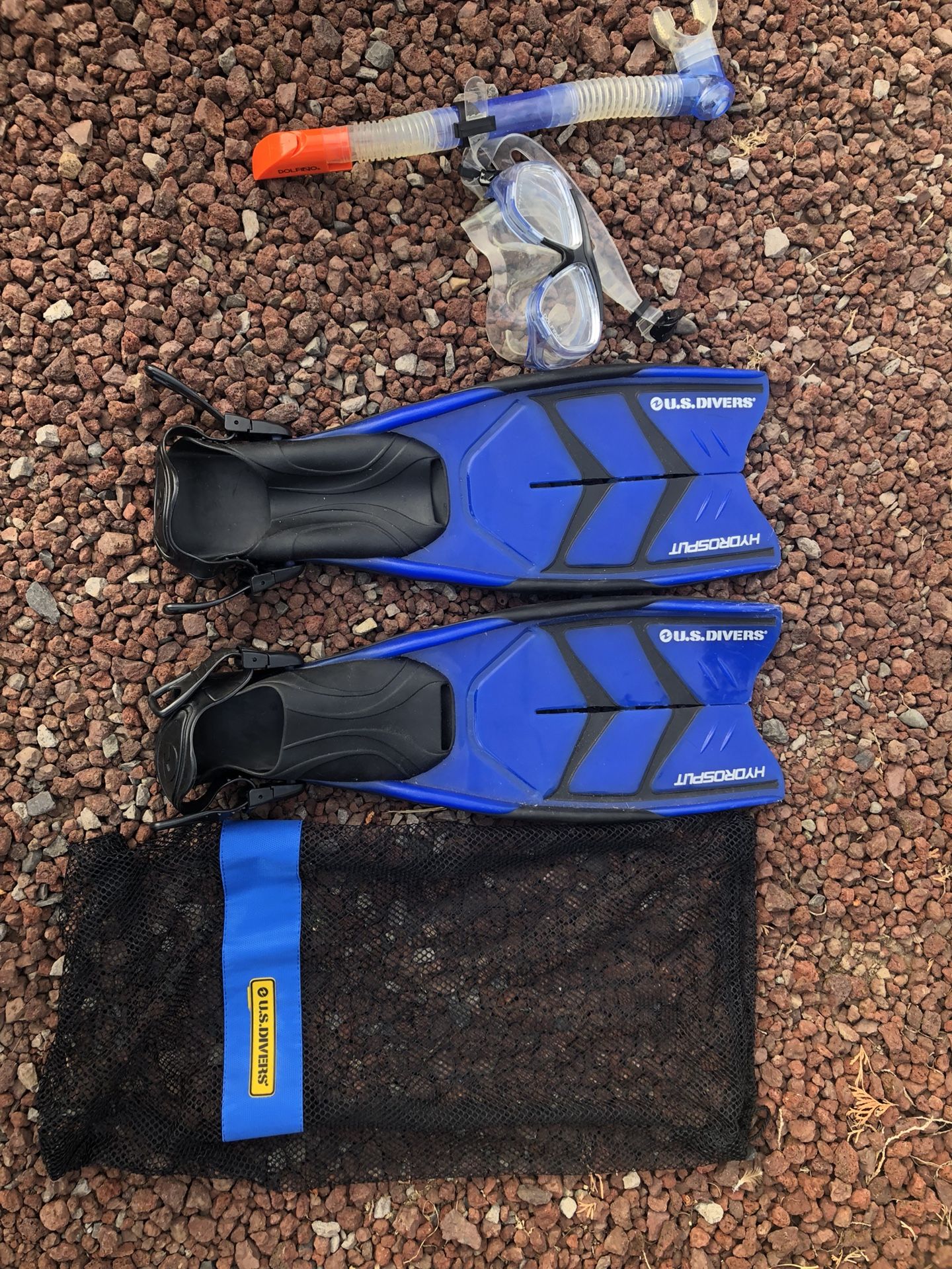 Hydrosplit u.s. Divers snorkel set