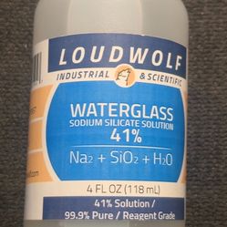 Sodium Silicate 4 Oz Reagent Grade 41% Solution