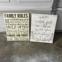 Two Canvas Wall Art Picture