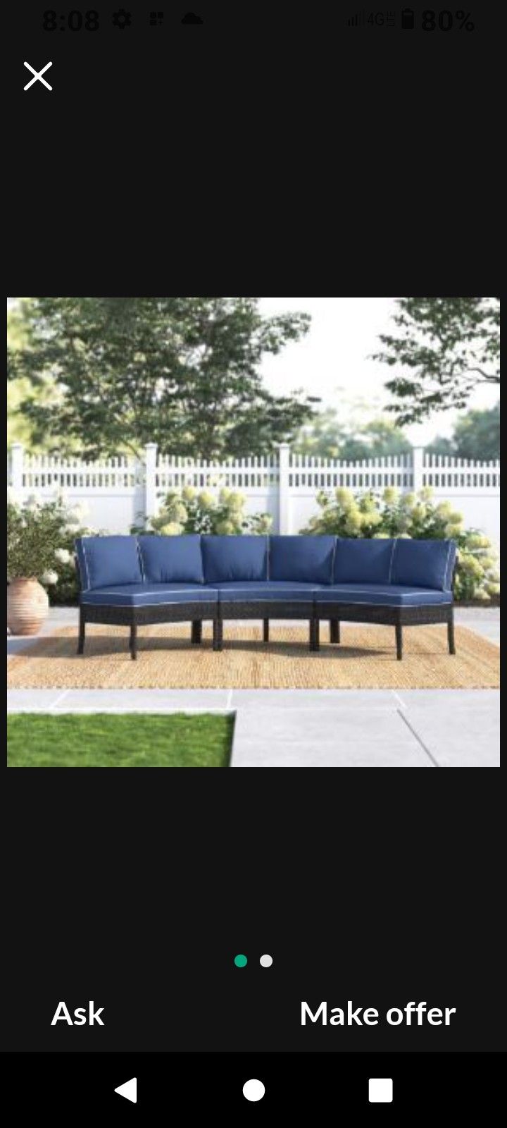 Brand New Inside The Box Patio Furniture Set Patio Sofa Set Brand New Patio Outdoor Furniture Curved Patio Furniture Round Patio Furniture New