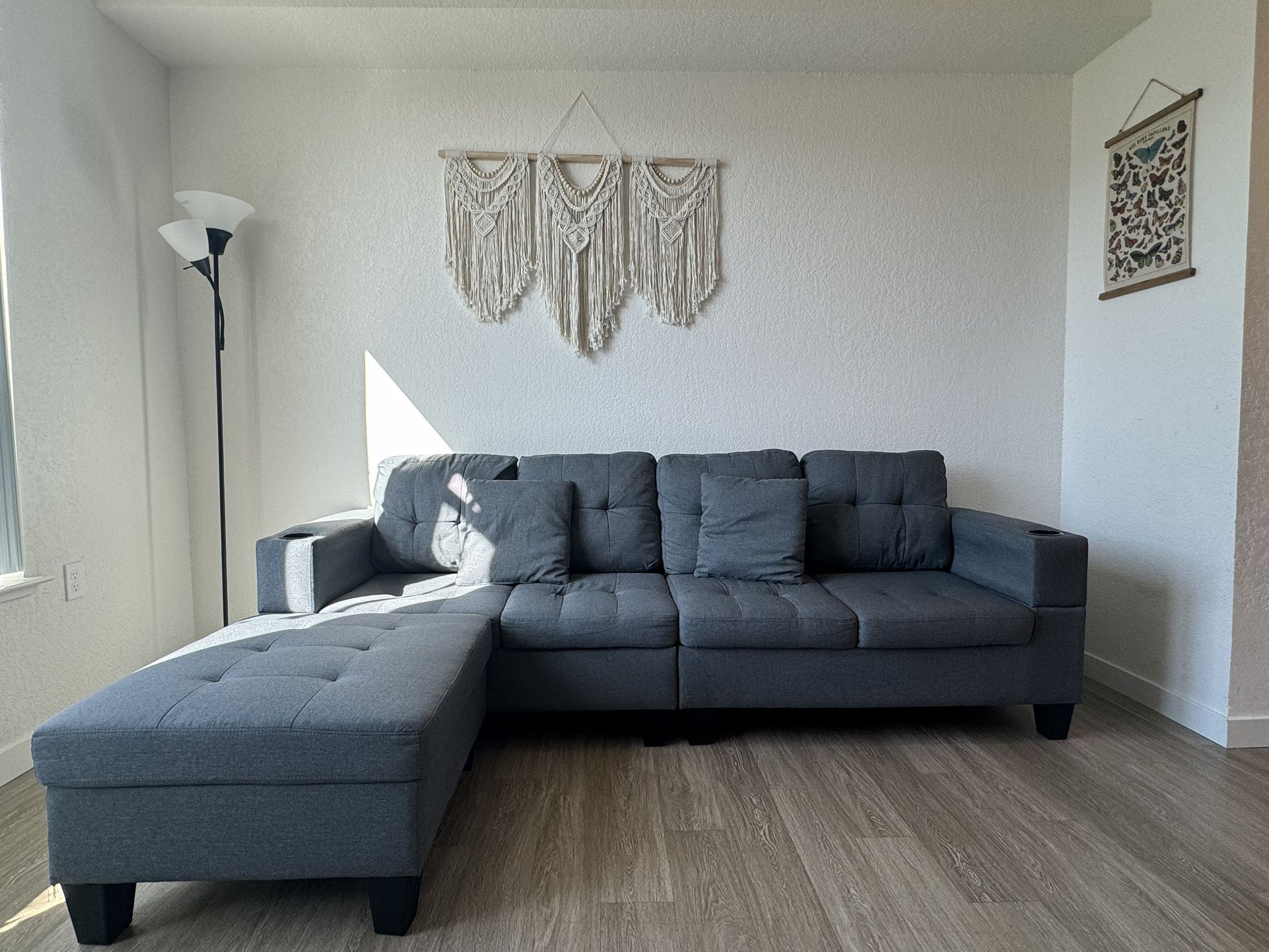 Grey Sectional With Chaise