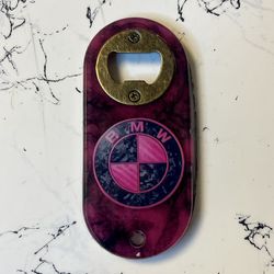 Luxury Pink & Black BMW Bottle Opener | Luxury Car Collectible