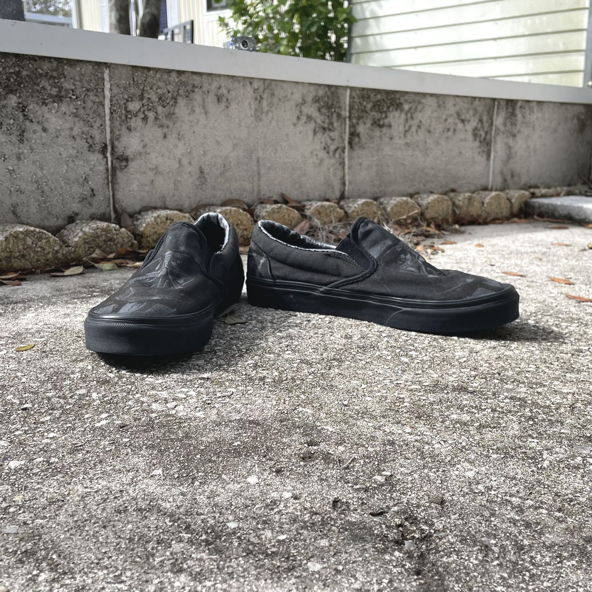 Vans “Darth Vader” Slip On Shoes - Men’s 9 - Women’s 10.5 
