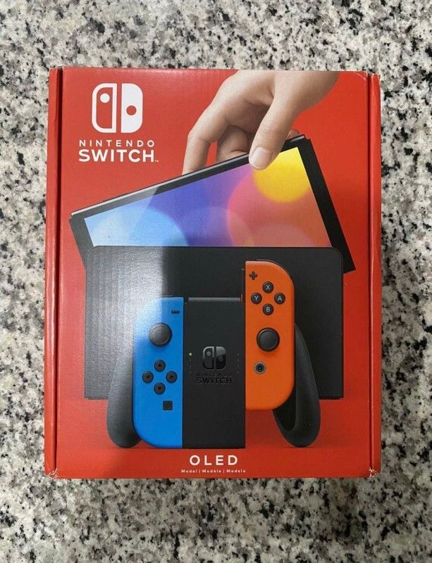 Nintendo Switch OLED White Tablet and Charger