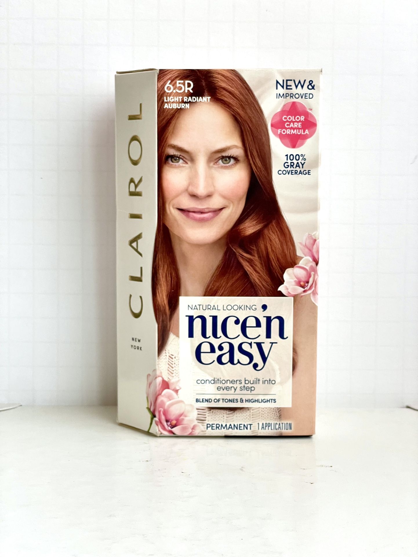 Clairol Nice' n Easy Permanent Hair Dye Number 6.5R Light Radiant Auburn