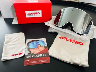 OTG Ski Goggles for Men Women Youth,Skiing,Ice Skating,Winter Sports,Snowboard Anti Fog Goggles,UV Protection