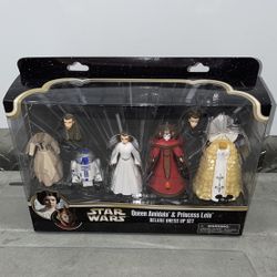 Star Wars Queen Amidala And Princess Leia Deluxe Dress Up Set