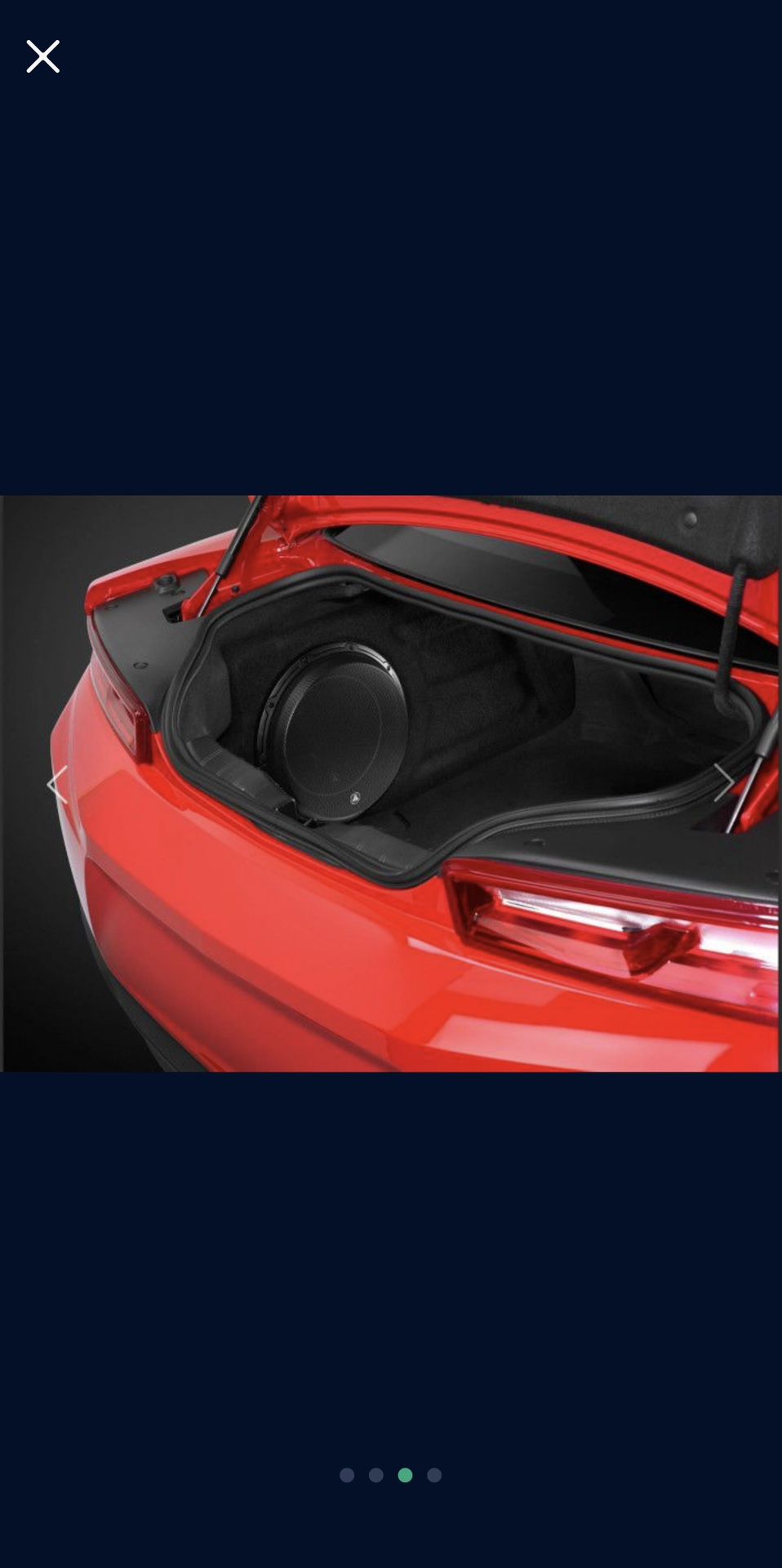 Brand New 2016-up Camaro JL Audio Stealth Box With Woofer 