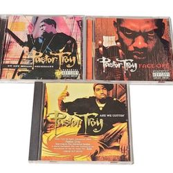 Pastor Troy 3 CD Lot Face Off By Any Means Necessary Are We Cuttin Rap HTF

