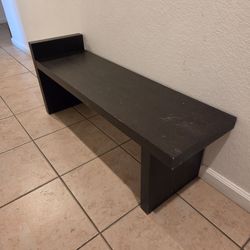 Two wood benches