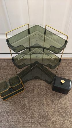 3-Tier Corner Organizer with Accessories