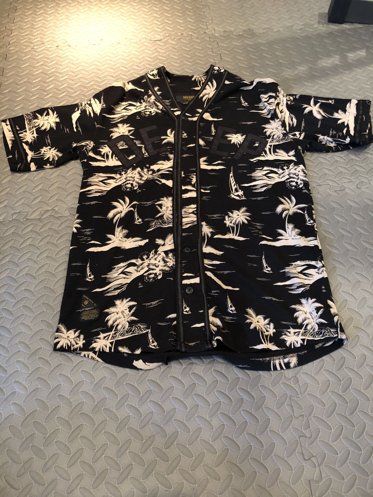 10 Deep Black Sands Jersey Size Large