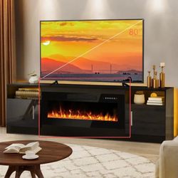 E884 $60  36 inch Fireplace(For 70“ Fireplace TV Stand)  It comes with a 36-inch electric fireplace,can heat up to a 400-square-foot room, adjustable 