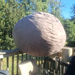 Madison 5 Ft Wide Oversized Bean Bag Chair By L e POUF