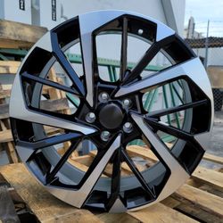 20x7.5 98003 Machined Face / Gloss Black