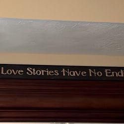 Solid Wood Long Sign