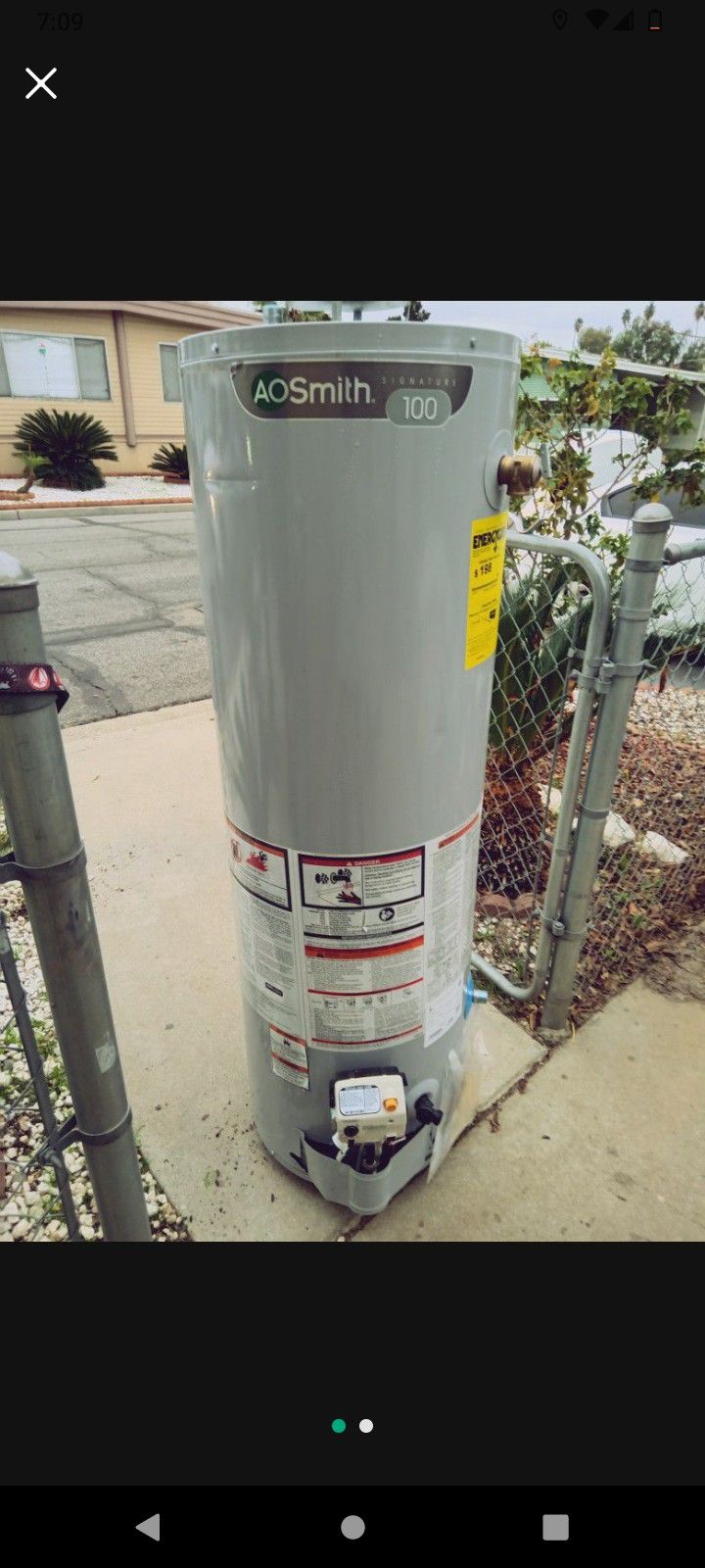Water Heater Natural Gas Water Heater