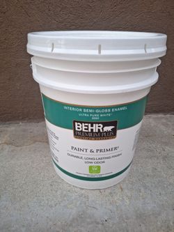 Behr Premium Plus Interior Semi-Gloss Paint 5 Gallon