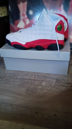 Air Jordan 13 Retro White Red Sneakers