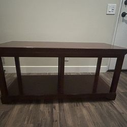 Matching TV stand/media console and side table set living room furniture