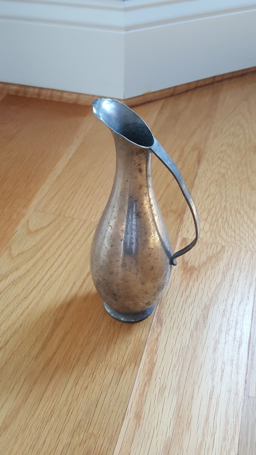 8"silver pitcher