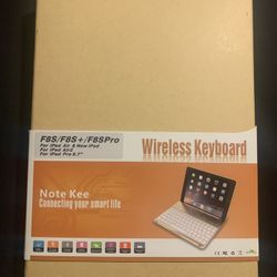 Rose Gold Bluetooth Keyboard iPad Case