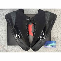Jordan 3 Black Cat 10 Men