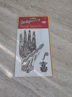 Bollywood Henna Tattoo Kit Costume Accessory Rubie's #9543 New