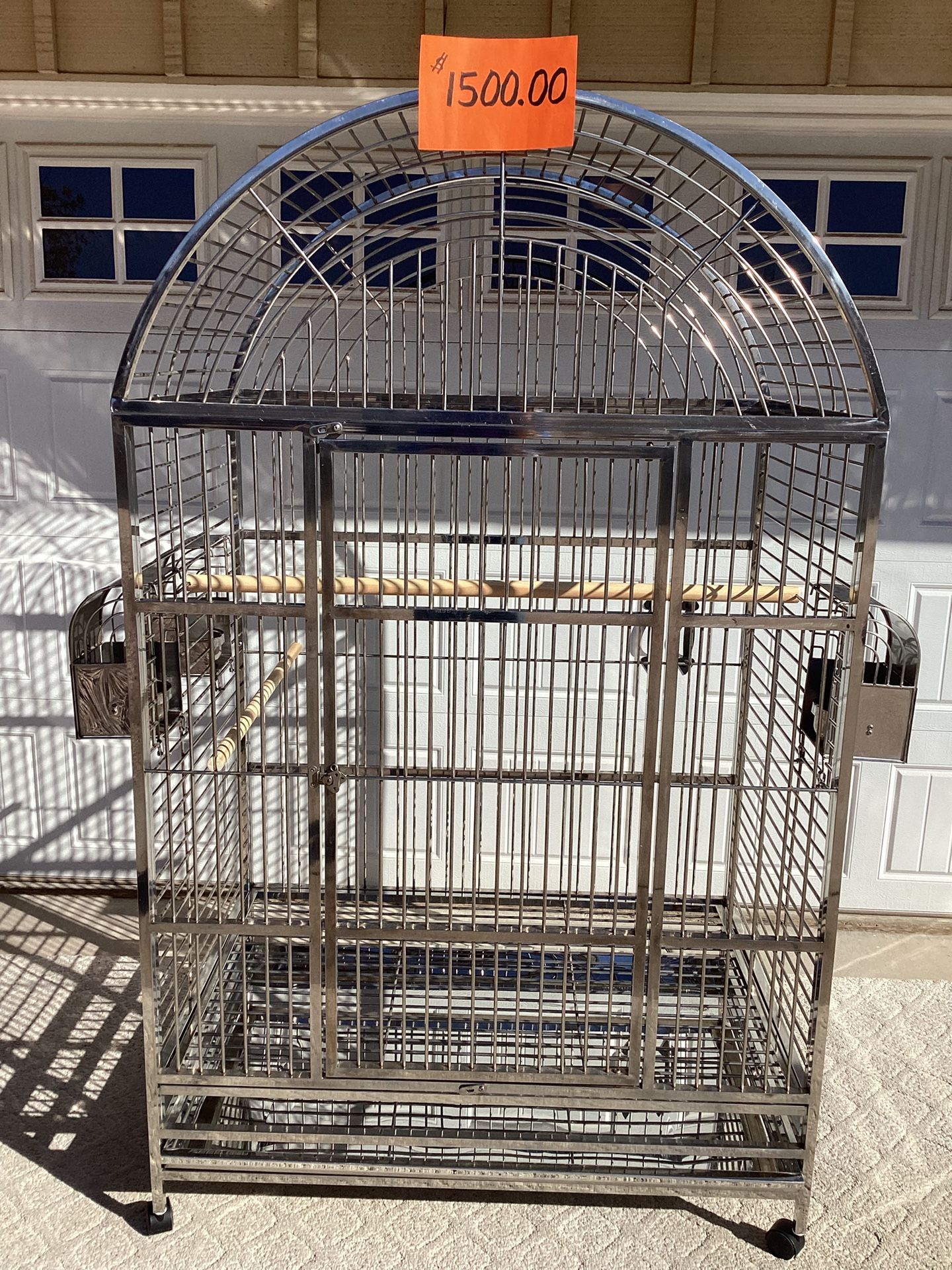 XX Large Stainless Steel Macaw / Parrot Cage