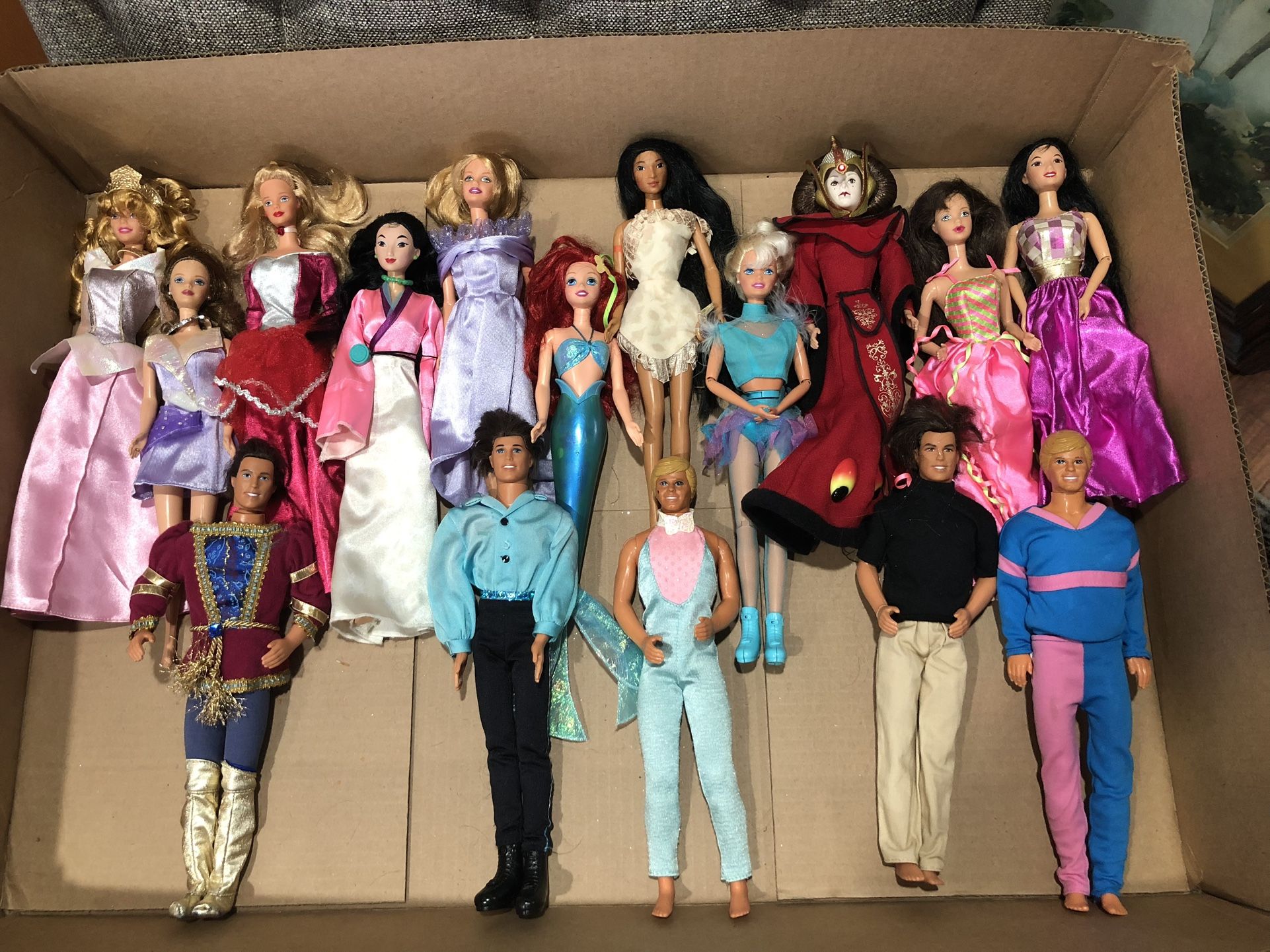 Barbie & Ken Dolls With Lots Of Accessories 1980’s To 1990’s