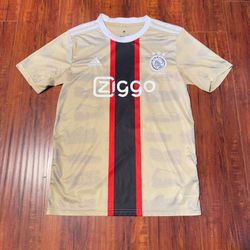 Ajax Amsterdam #10 Ziggo Daily Paper Adidas Soccer Jersey Sz Med Preowned Read!