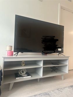 Gray TV Stand