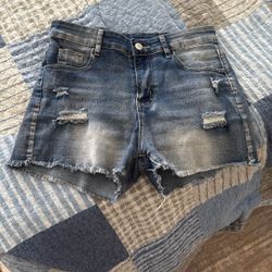 ripped Jean Shorts