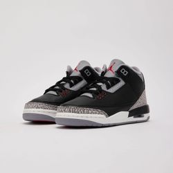 Jordan 3 Black Cement 2024 GS 4Y