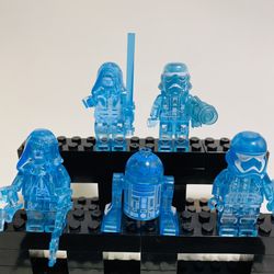Hologram Blue Star Wars Custom Lego Minifigures Set