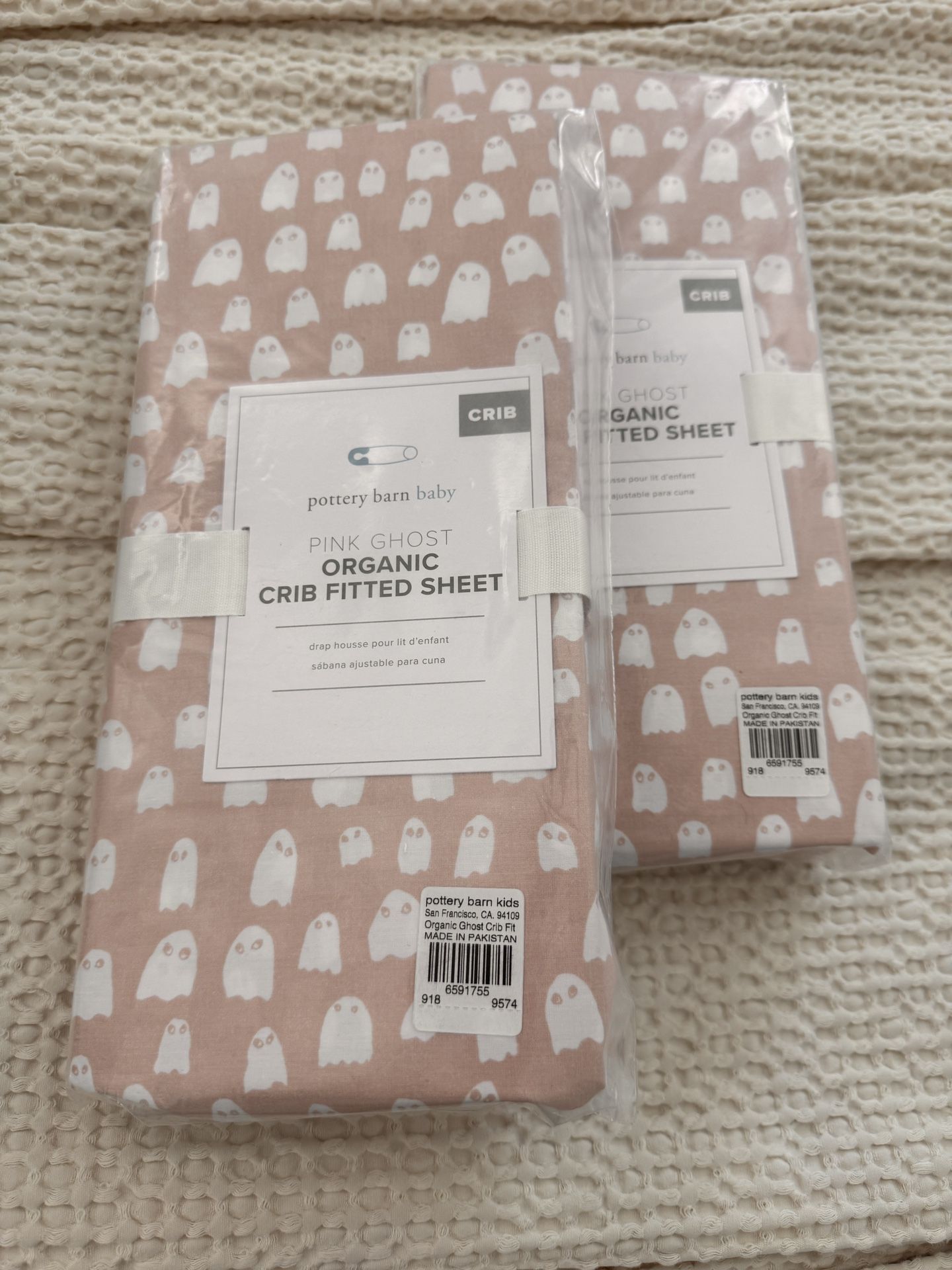 Pottery Barn Ghost Baby Crib Sheets
