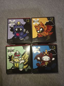 Hello kitty Godzilla McDonald's toys