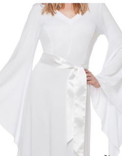 White Hooded Dress Adult Small