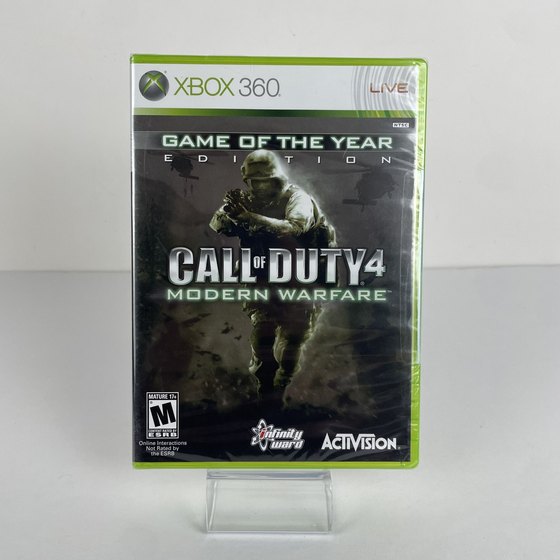 Call of Duty 4: Modern Warfare Game Of The Year Edition (Xbox 360, 2007) New