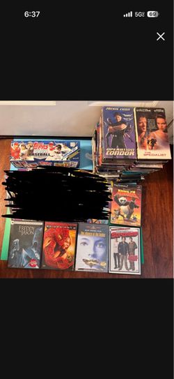 VHS, DVD, cards, game bundle lot!