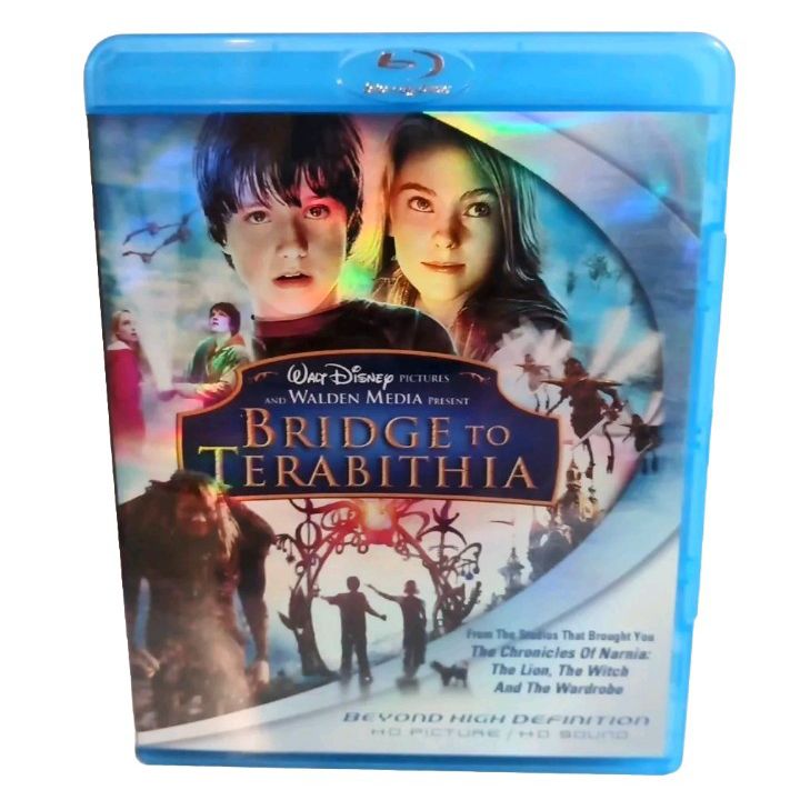 Bridge To Terabithia (Blu-ray Disc, 2007) Walt Disney Like New 