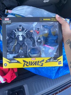 Marvel legends Rivals Venom and Jeff the land shark