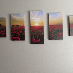 Red Poppies Wall Art