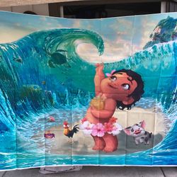 Fondo Para Fiesta De Cumpleaños Moana