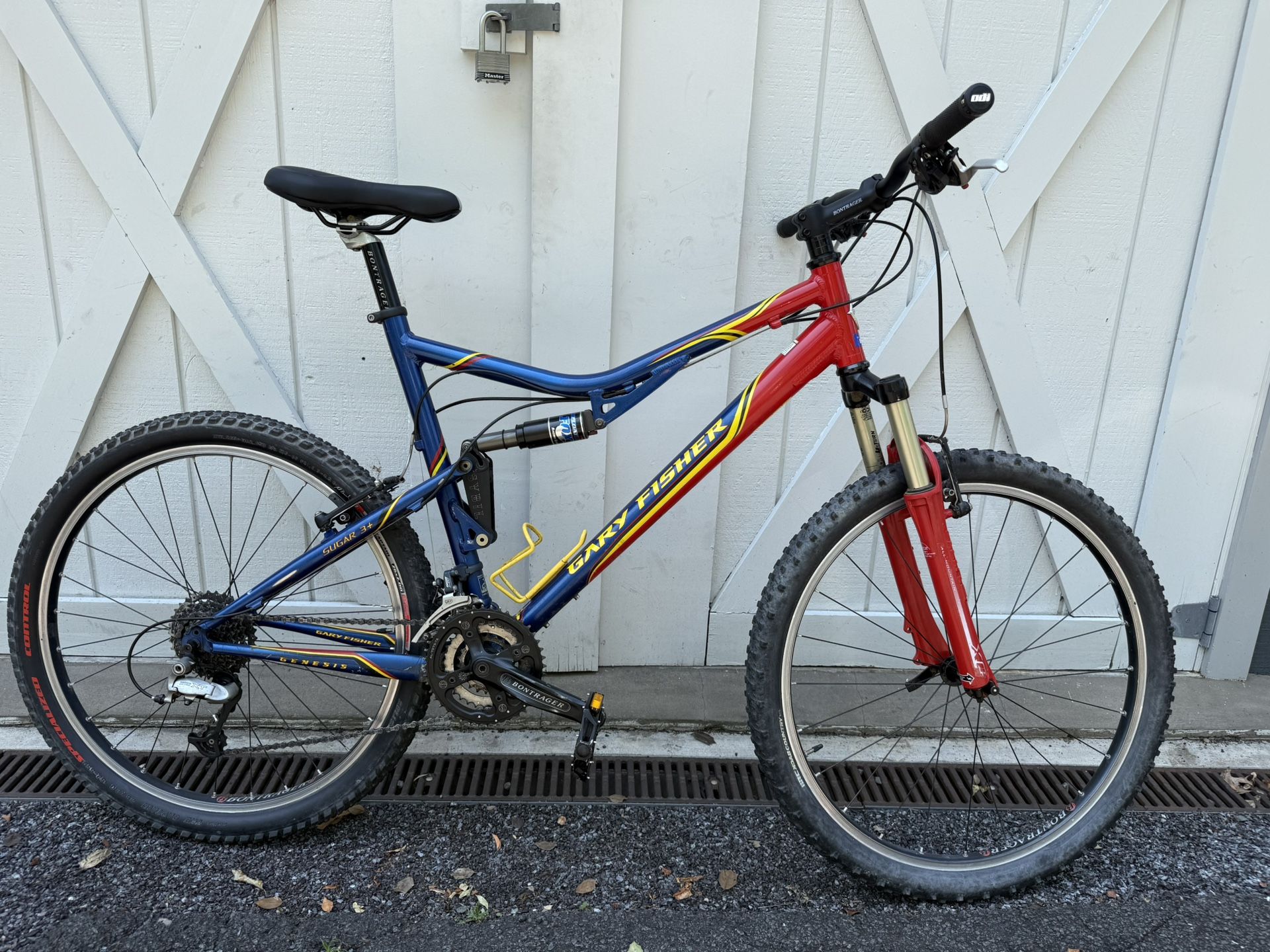 Gary Fisher sugar 3+ Aluminum 26” Full Suspension 21” large Mountain Bike