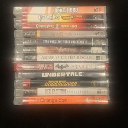 Sony PlayStation 3 PS3 Lot Game Lot(12 Games)BATMAN G.O.W STAR WARS NEED 4 SPEED+more(Post Nintendo Era)